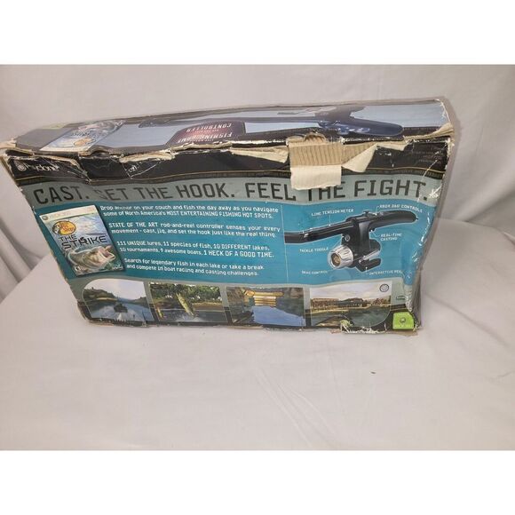 Bass Pro Shops XBOX 360 Fishing Rod And Reel Controller for The Strike VideoGame - Picture 8 of 10
